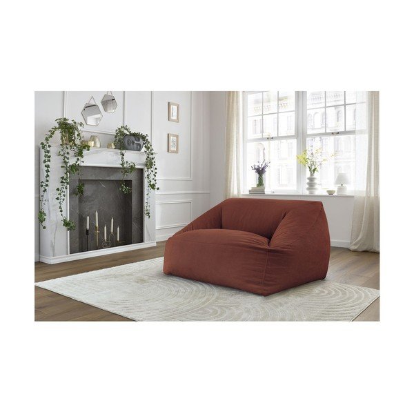 Narančasta vreća za sjedenje od samta Lilibet – Bobochic Paris-image-1