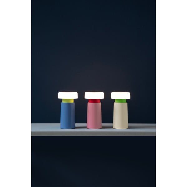 Ružičasta LED stolna lampa s mogućnosti zatamnjivanja (visina 17,5 cm) Victoria – Remember-image-2