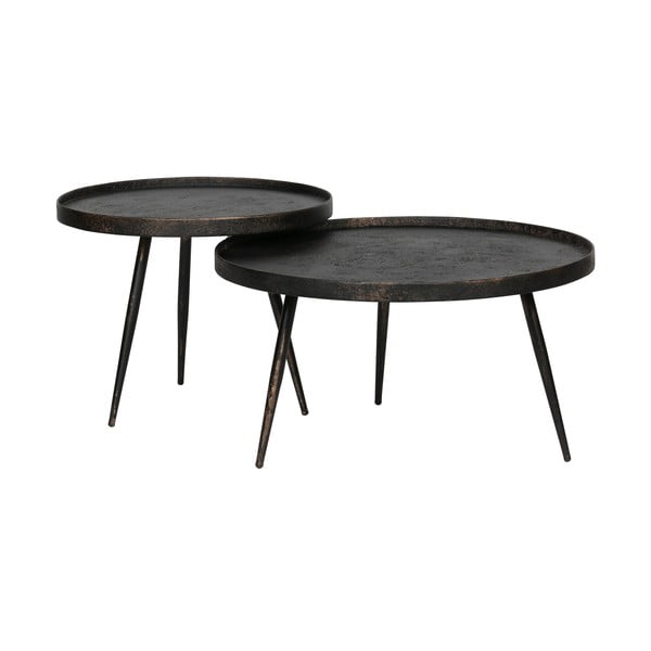 Crni okrugao stolić za kavu ø 58 cm Bounds – WOOOD-image-3