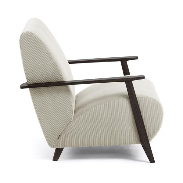 Bež fotelja Meghan - Kave Home-image-2