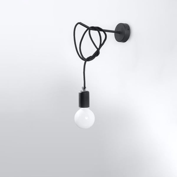 Crna zidna lampa Spider – Nice Lamps