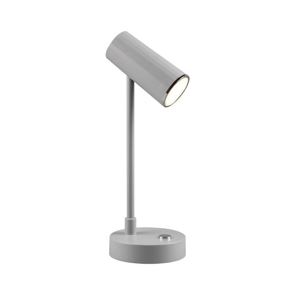 Svijetlo siva LED stolna lampa s mogućnošću zatamnjivanja (visina 28 cm) Lenny – Trio-image-3