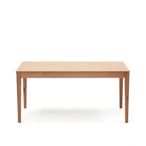 Proširiv blagovaonski stol s pločom stola u dekoru hrasta u prirodnoj boji 80x160 cm Yain – Kave Home-image-3