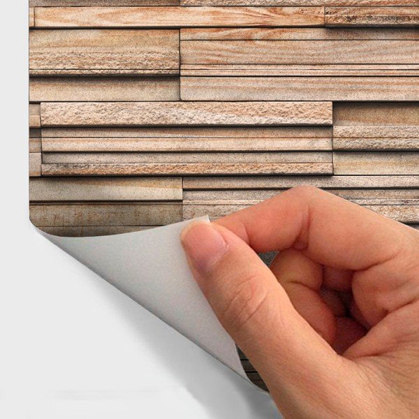 Zidna naljepnica Ambiance Arcachon Wood Veneer, 40 x 40 cm-image-1