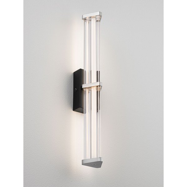 Mat crna/u mat srebrnoj boji metalna LED zidna lampa s mogućnosti zatamnjivanja Pheme – Nova Luce-image-3
