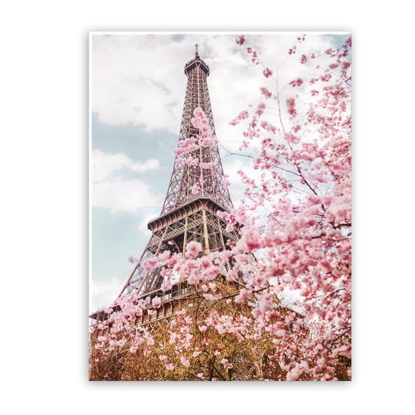 Slika Styler Glasspik Romantic Eiffel, 70 x 100 cm