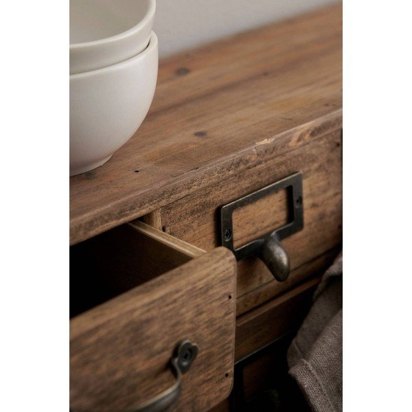 Viseća komoda od masivnog bora u svijetloj prirodnoj boji 67x25x14 cm Klas – Ellos Home-image-1