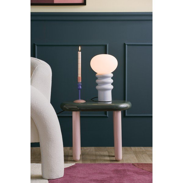 Svijetlo plava stolna lampa keramička (visina 33,5 cm) Catania Aro – Leitmotiv-image-1