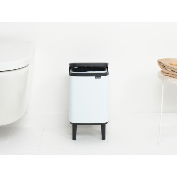 Bijela željezna kanta za smeće 4 l Bo Hi – Brabantia-image-1