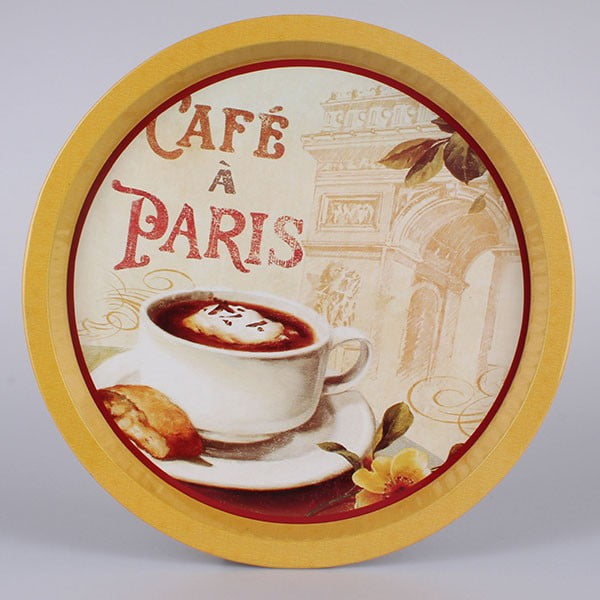 Limeni pladanj Café i Pariz