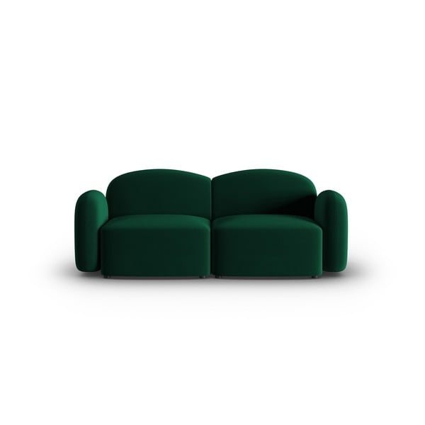Zelena baršunasti sofa 194 cm Blair – Micadoni Home