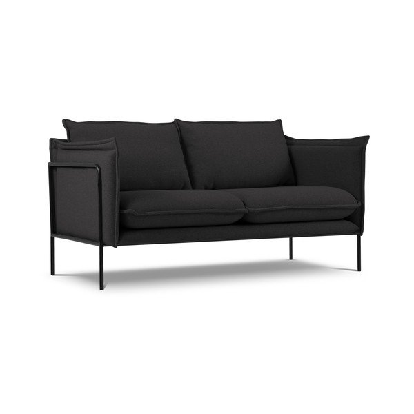 Crna sofa Interieurs 86 Andrea, 145 cm-image-1