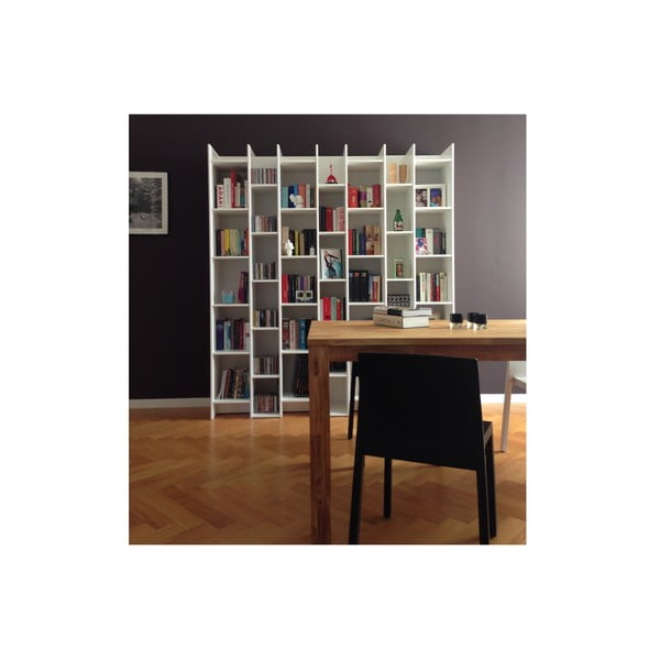 Bijeli dodatni modul za biblioteku WOOOD Greenen-image-1