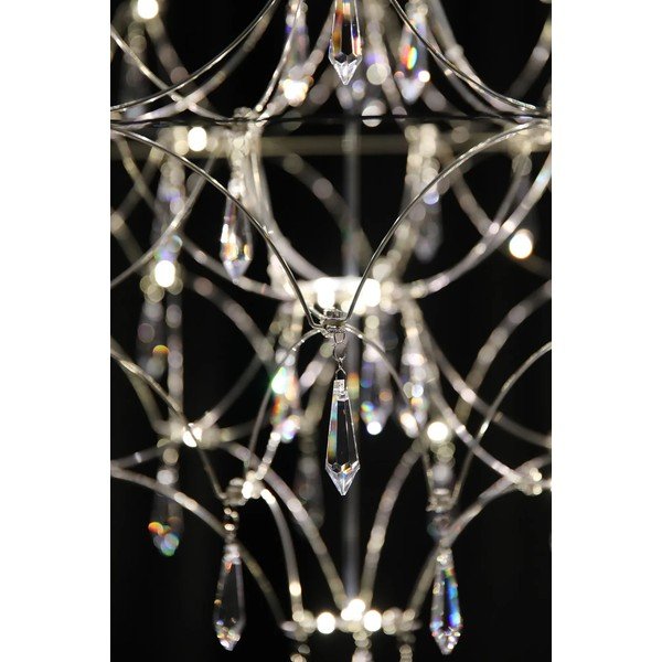 LED viseća svjetiljka u srebrnoj boji ø 80 cm Efesos – Markslöjd-image-2