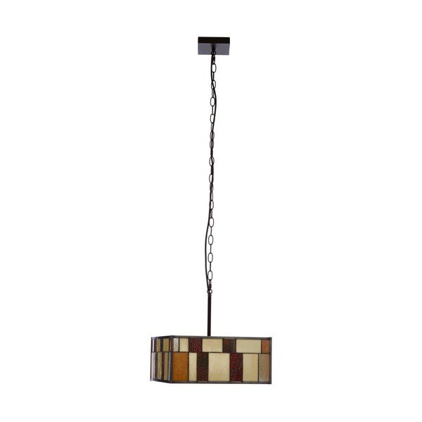 Metalna viseća svjetiljka sa staklenim sjenilom Waldorf – Premier Housewares-image-4