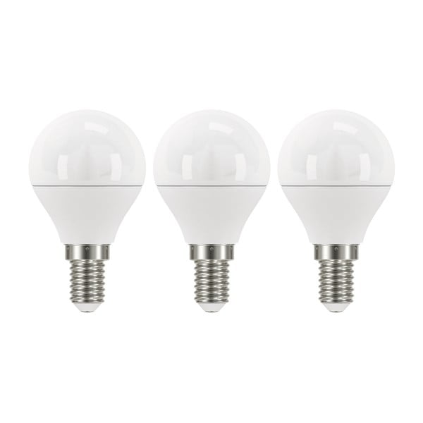 Set od 3 LED žarulje EMOS Classic Mini Globe Neutral White, 5W E14