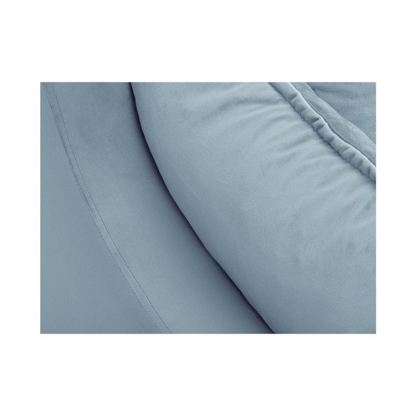 Svijetloplava baršunasta sofa Mazzini Sofas Freesia, 150 cm-image-4