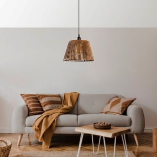 Crna/bež viseća svjetiljka ø 30 cm Cone – Opviq lights