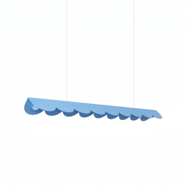 Svijetlo plava LED viseća svjetiljka aluminijska BISCUIT – Thoro