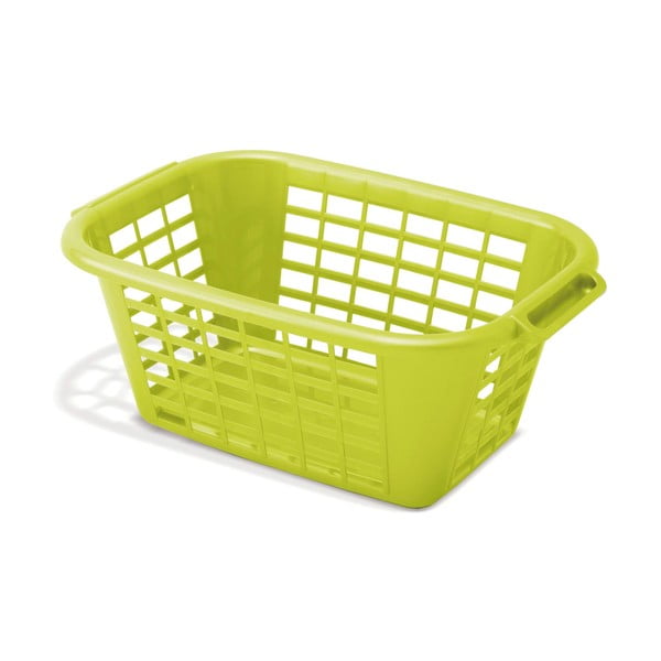 Zelena košara za rublje Addis Rect Laundry Basket, 40 l