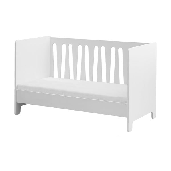 Bijeli podesivi dječji krevetić Pinio Moon, 70 x 140 cm-image-2