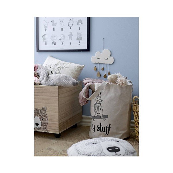 Kutija za igračke na kotačima od drveta paulovnije Bloomingville Mini-image-2