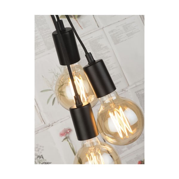 Crna samostojeća lampa s postoljem od betona - it's about RoMi Oslo-image-4