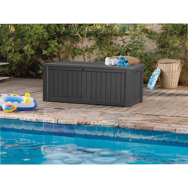 Antracitno siva plastična vrtna kutija za pohranu Rockwood – Keter-image-3