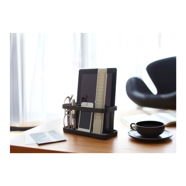 Crni višenamjenski stalak YAMAZAKI Tower Rack-image-2