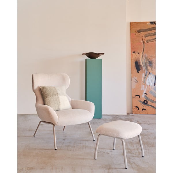 Bež fotelja Belina – Kave Home-image-1