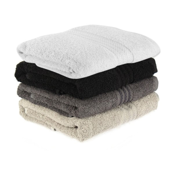 Set od 4 pamučna ručnika Foutastic Shadow, 50 x 90 cm-image-1