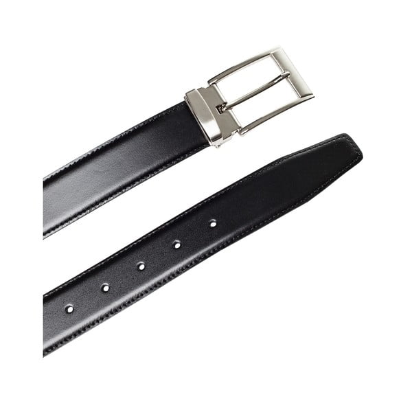 Crni kožni muški remen Ferruccio Laconi Ivar, dužina 90 cm-image-1