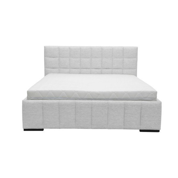 Svijetlo sivi bračni krevet Mazzini Beds Dream, 180 x 200 cm-image-4