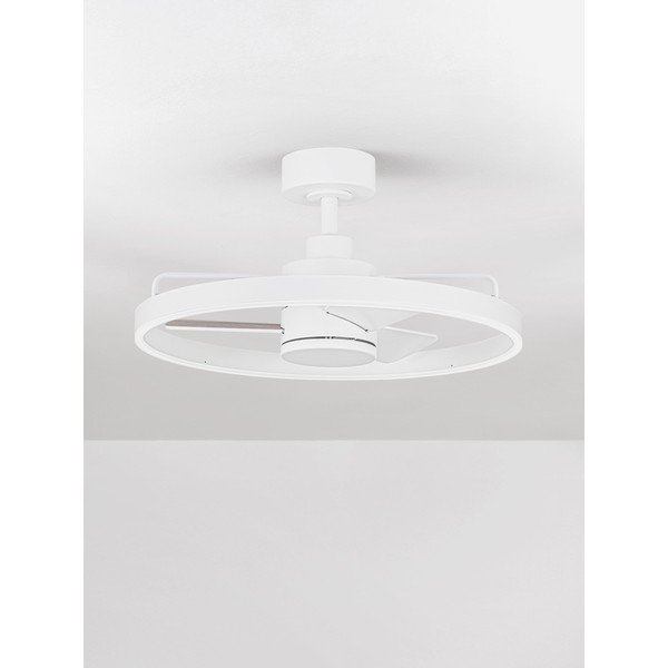 Bijela metalna LED stropna svjetiljka s mogućnosti zatamnjivanja Lunair – Nova Luce-image-4