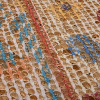 Ručno rađena staza od mješavine jute u prirodnoj boji 60x230 cm Taylor Patchwork – Flair Rugs