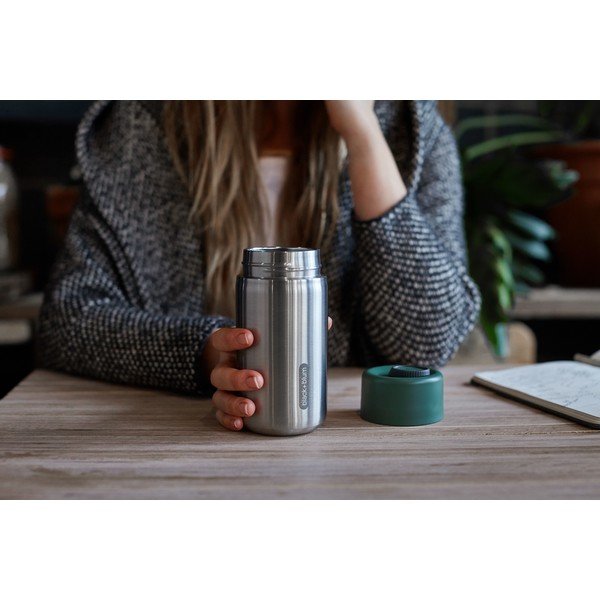 Termo šalica od nehrđajućeg čelika u srebrnoj boji 340 ml – Black + Blum-image-1