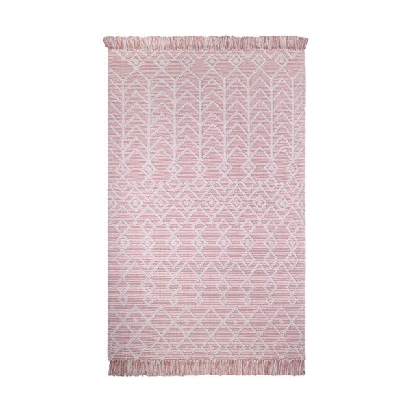 Ružičasti pamučni tepih Nattiot Marcel Pink, 120 x 160 cm