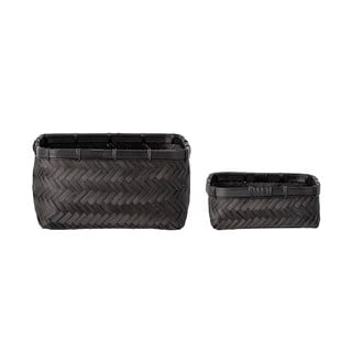 Bambusove košare u setu 2 kom 24x24x12 cm Donia – Bloomingville