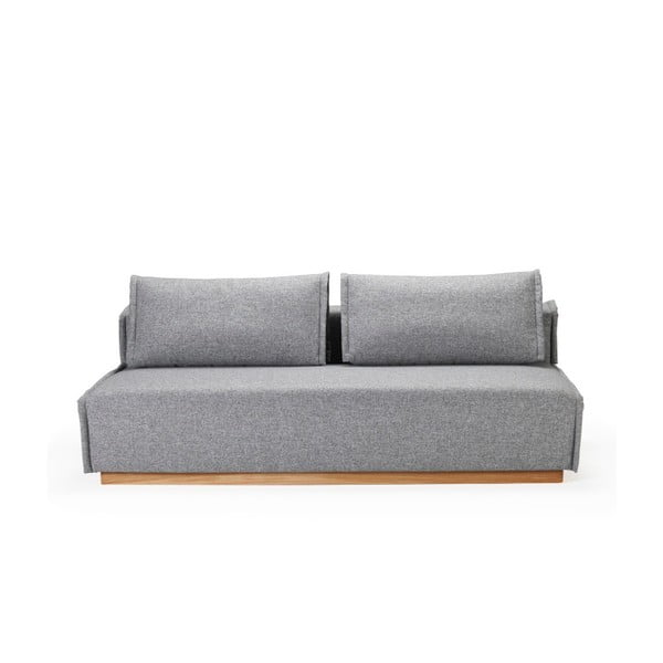 Sivi kauč na razvlačenje s prostorom za odlaganje Inovacija Alrik