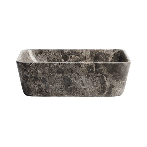 Sivi kameni umivaonik 40x40 cm Darnen – Kave Home