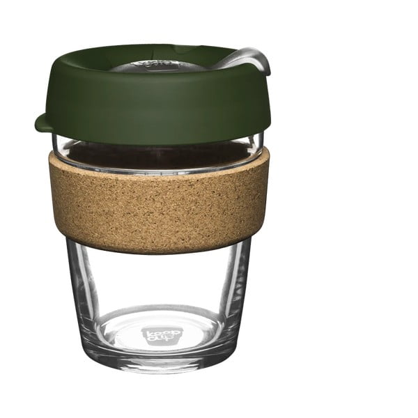 Zelena putna šalica 340 ml Brew Cork Pine M – KeepCup