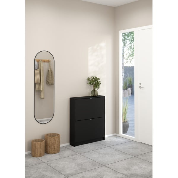 Crni preklopni ormarić za cipele Shoes – Tvilum-image-1