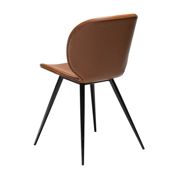 Smeđa stolica od umjetne kože DAN-FORM Denmark Cloud-image-4