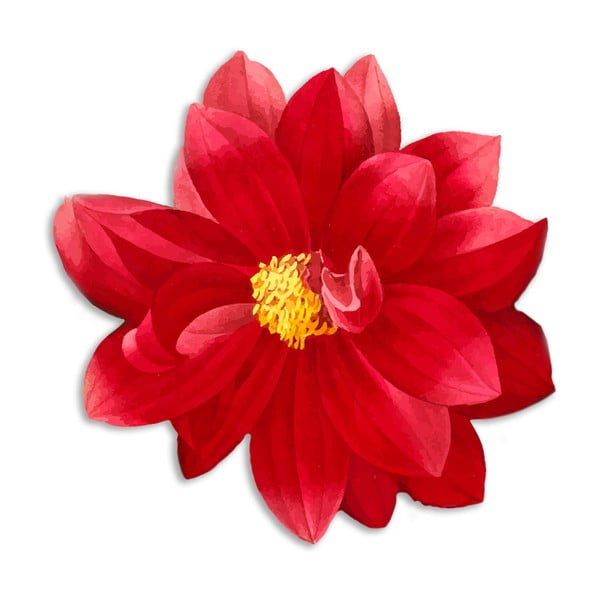 Dekorativna postavka od jutenih vlakana Madre Selva Red Flower