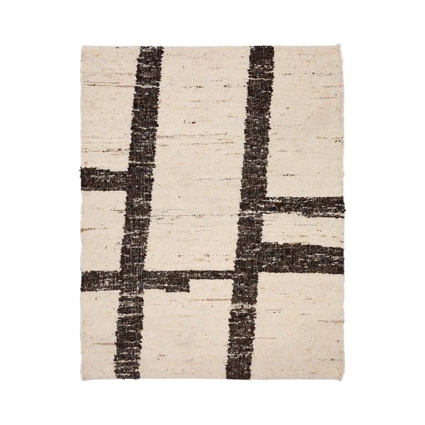 Krem obostrani vunen tepih 160x230 cm Hadin – Kave Home