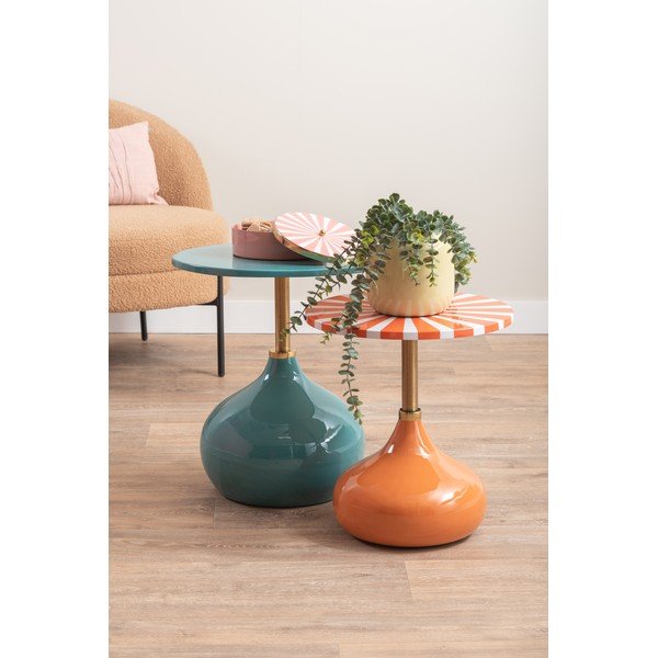Metalni okrugli pomoćni stol ø 46 cm Kensi – Leitmotiv-image-2