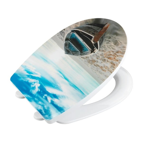 WC daska s automatskim zatvaranjem 36,5 x 45 cm Boat – Wenko-image-1