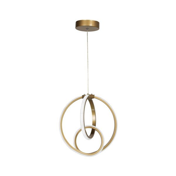 Metalna LED viseća svjetiljka u brončanoj boji ø 28,5 cm Neo – Squid Lighting