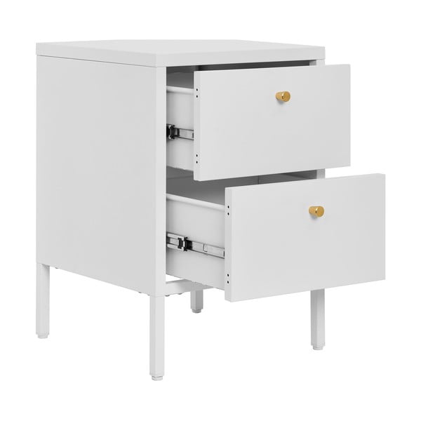 Bijeli metalni noćni ormarić Dalby – House Nordic-image-3