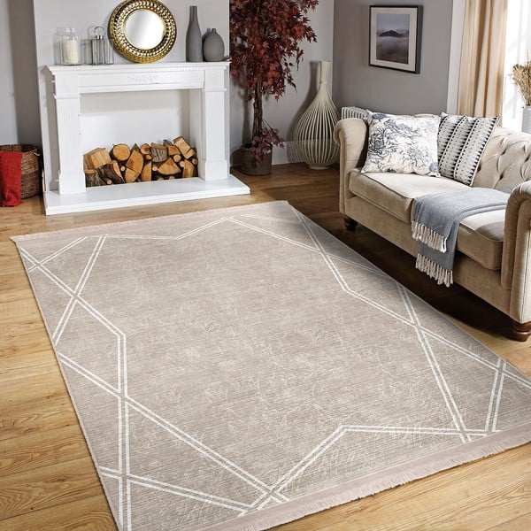 Bež tepih 120x180 cm - Mila Home-image-1